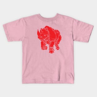 RoboRhino (redshape) Kids T-Shirt